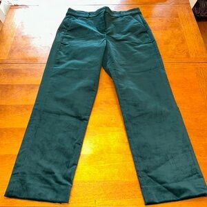NWT Old Forest Green Velvet JCrew Kallie Pant